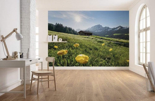 Komar Alpenglueck Non Woven Wall Mural 400x280cm 8 Panels Ambiance | Yourdecoration.com