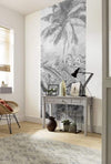Komar Amazonia Black and White Non Woven Wall Mural 100x250cm 1 baan Ambiance | Yourdecoration.com