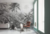 Komar Amazonia Black and White Non Woven Wall Mural 400x250cm 4 Panels Ambiance | Yourdecoration.com