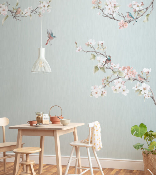 Komar Apple Bloom Non Woven Wall Murals 250x250cm 5 panels Ambiance | Yourdecoration.com
