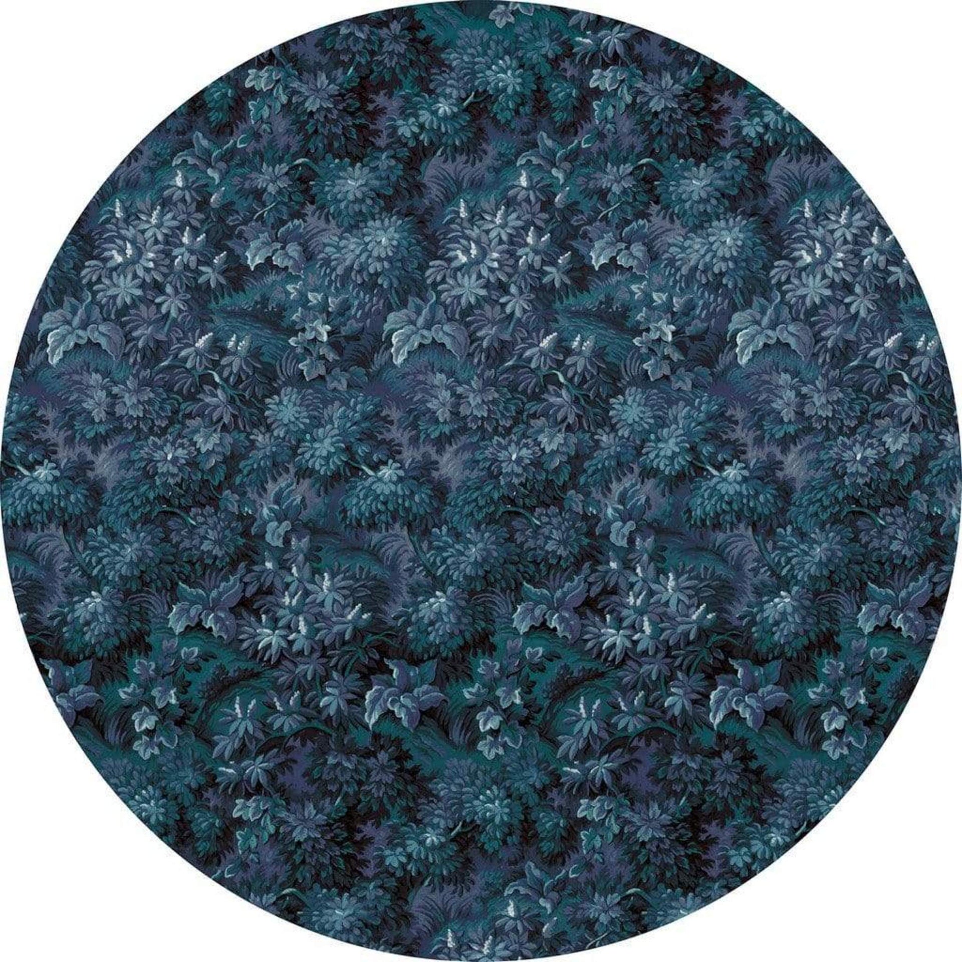 Komar Azul Wall Mural 125x125cm Round | Yourdecoration.com