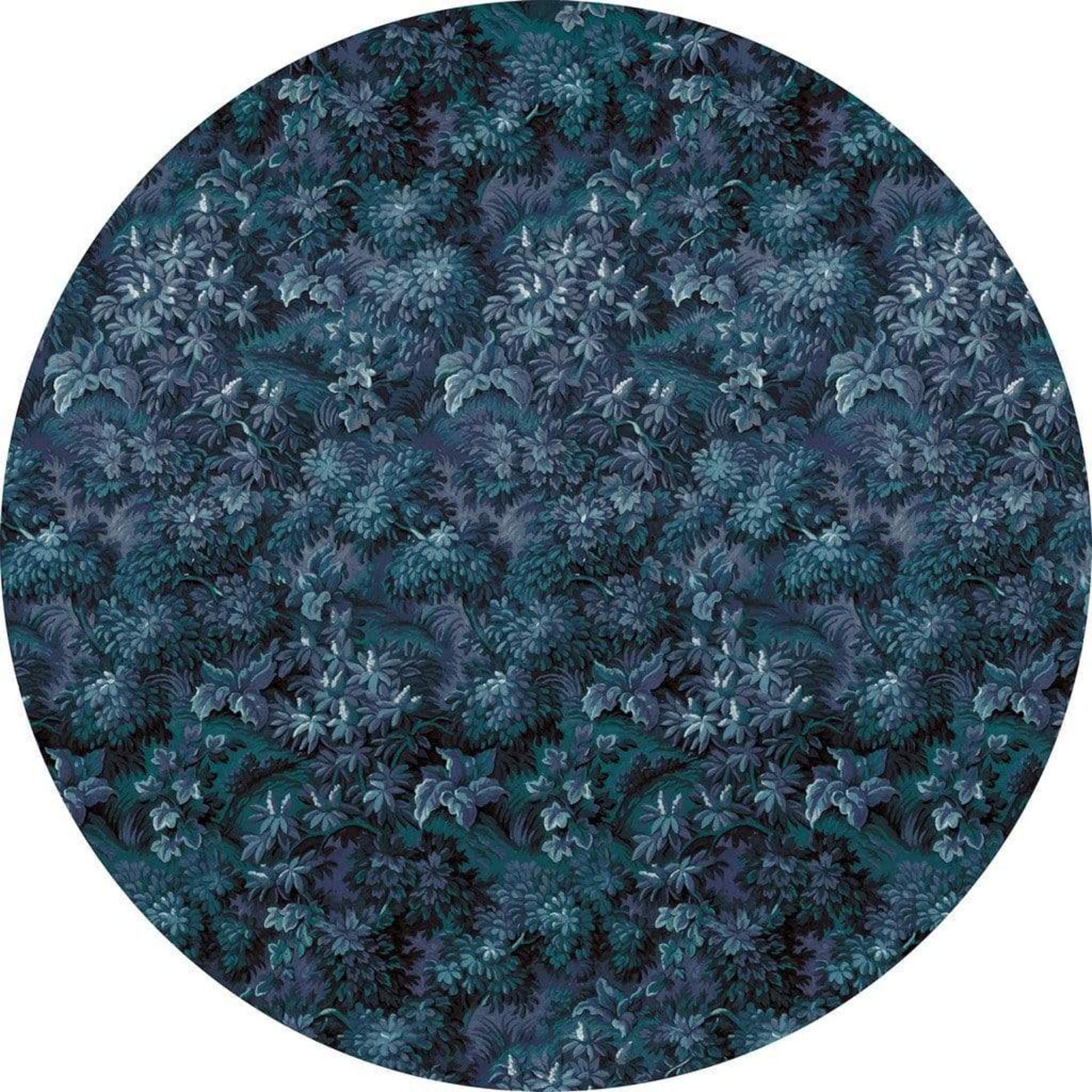 Komar Azul Wall Mural 125x125cm Round | Yourdecoration.com