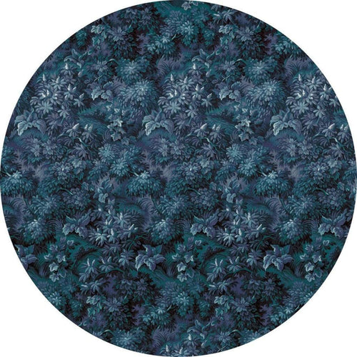 Komar Azul Wall Mural 125x125cm Round | Yourdecoration.com