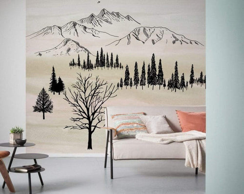 Komar Backcountry Non Woven Wall Mural 300x280cm 6 Panels Ambiance | Yourdecoration.com