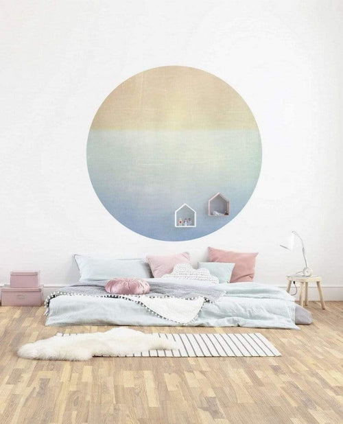 Komar Balance Wall Mural 125x125cm Round Ambiance | Yourdecoration.com