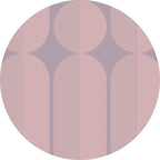 Komar Bauhaus Fusion Wall Mural 125x125cm Round | Yourdecoration.com