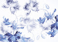 Komar Blue Silhouettes Non Woven Wall Mural 350X250cm 7 Panels | Yourdecoration.com