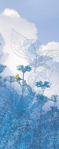 Komar Blue Sky Non Woven Wall Mural 100x250cm 1 baan | Yourdecoration.com