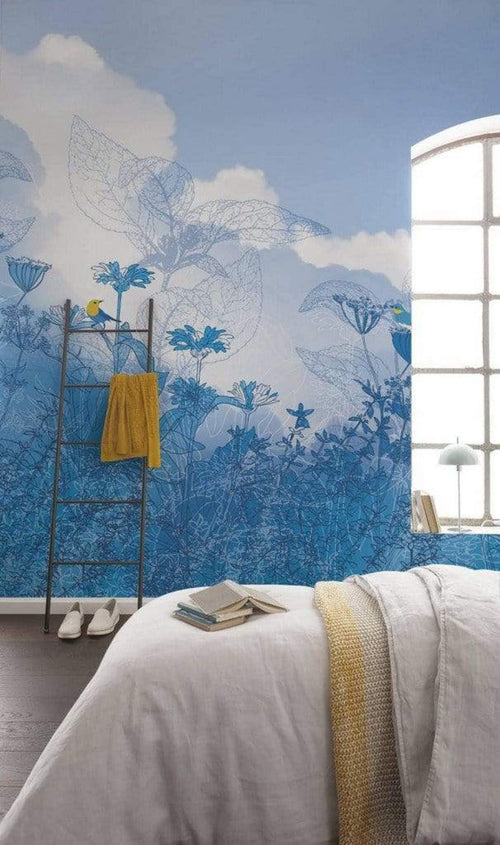 Komar Blue Sky Non Woven Wall Mural 400x250cm 4 Panels Ambiance | Yourdecoration.com