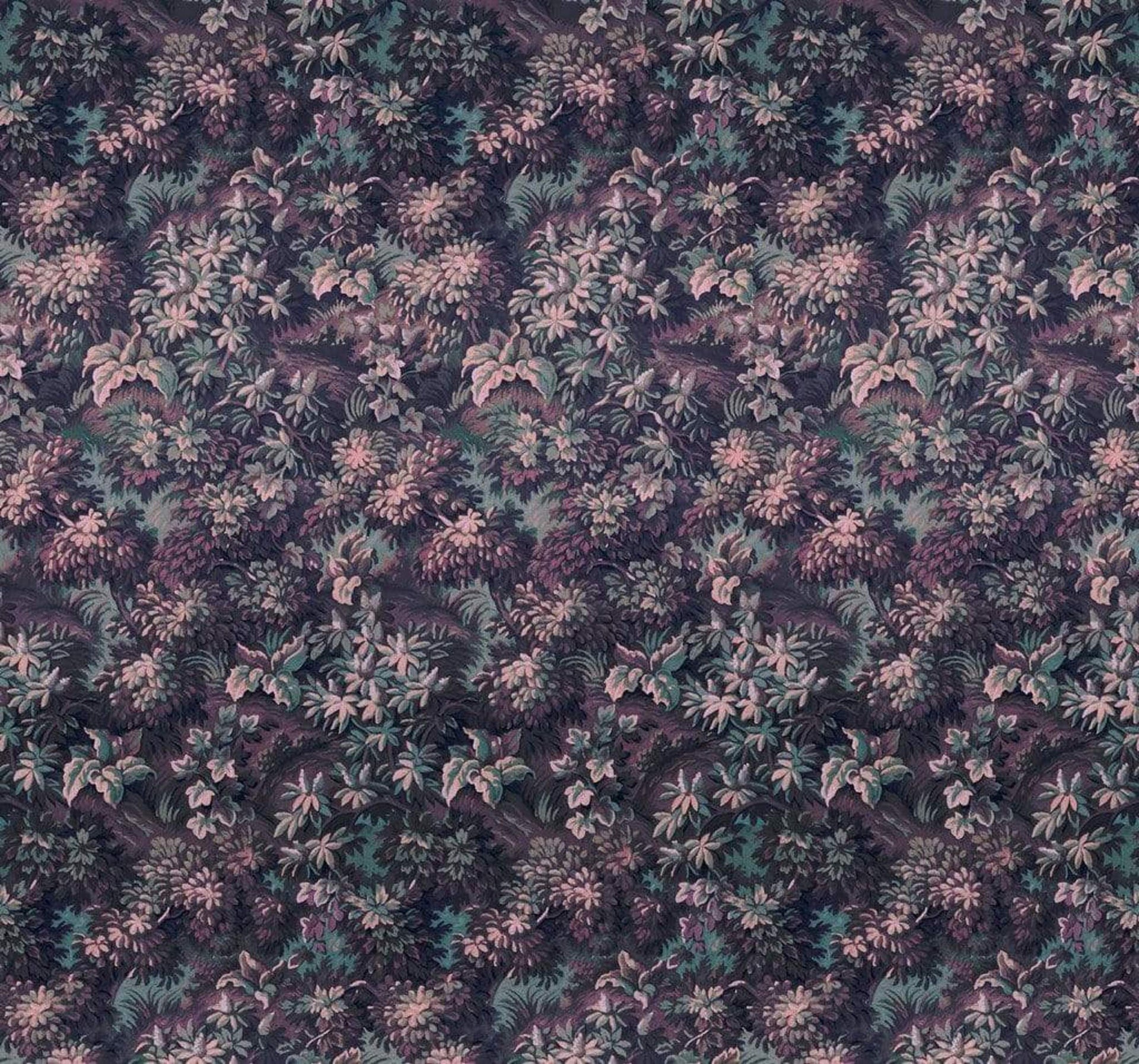 Komar Botanique Aubergine Non Woven Wall Mural 300x280cm 6 Panels | Yourdecoration.com