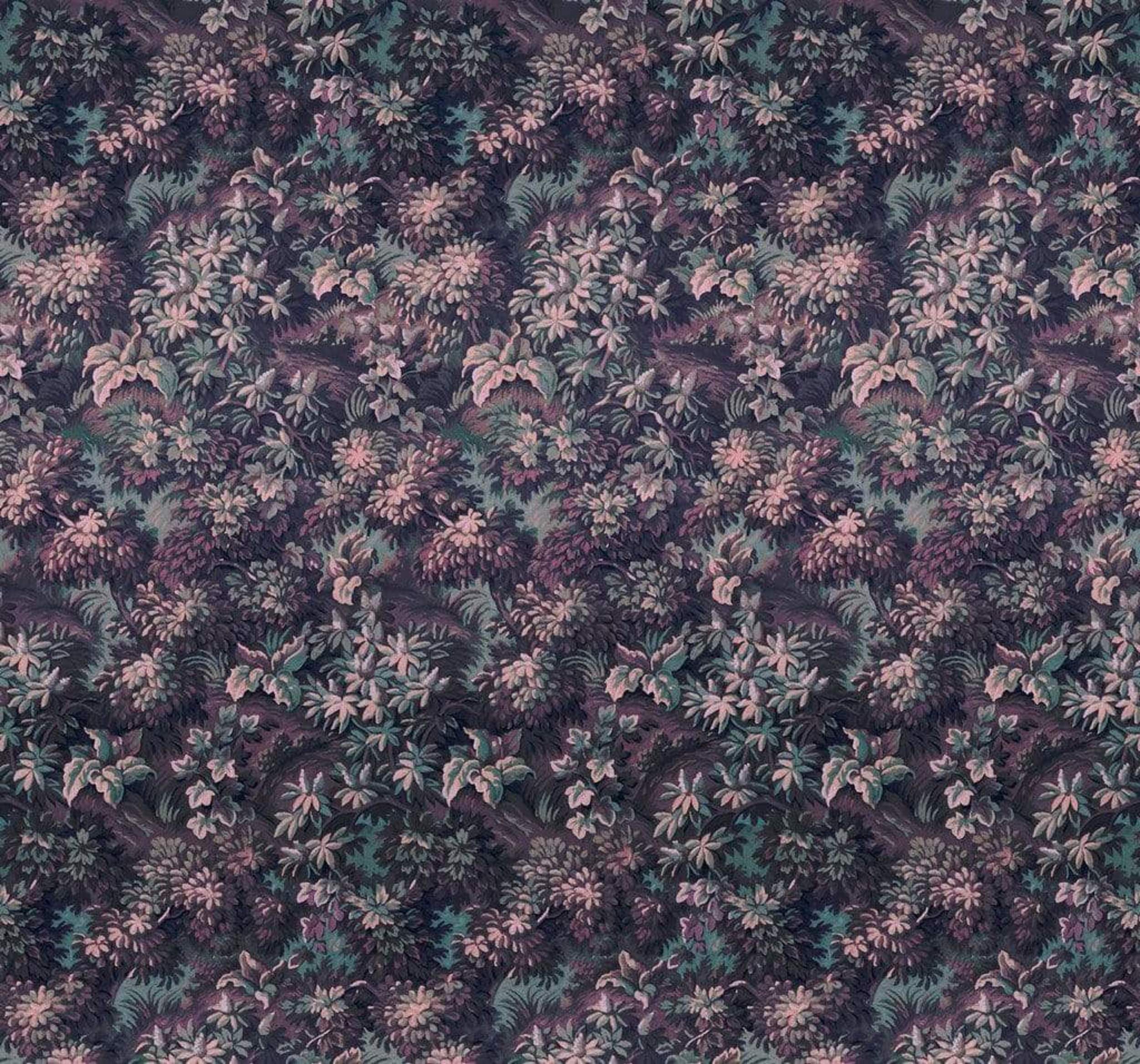 Komar Botanique Aubergine Non Woven Wall Mural 300x280cm 6 Panels | Yourdecoration.com