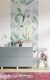Komar Cactus Grey Non Woven Wall Mural 100x250cm 1 baan Ambiance | Yourdecoration.com