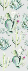 Komar Cactus Grey Non Woven Wall Mural 100x250cm 1 baan | Yourdecoration.com