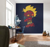 Komar Captain Marvel saves the World Non Woven Wall Mural 250x280cm 5 Panels Ambiance | Yourdecoration.com
