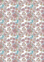 Komar Cinderella Blossom Non Woven Wall Mural 200x280cm 4 Panels | Yourdecoration.com