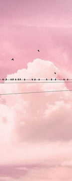 Komar Cloud Wire Non Woven Wall Mural 100x250cm 1 baan | Yourdecoration.com