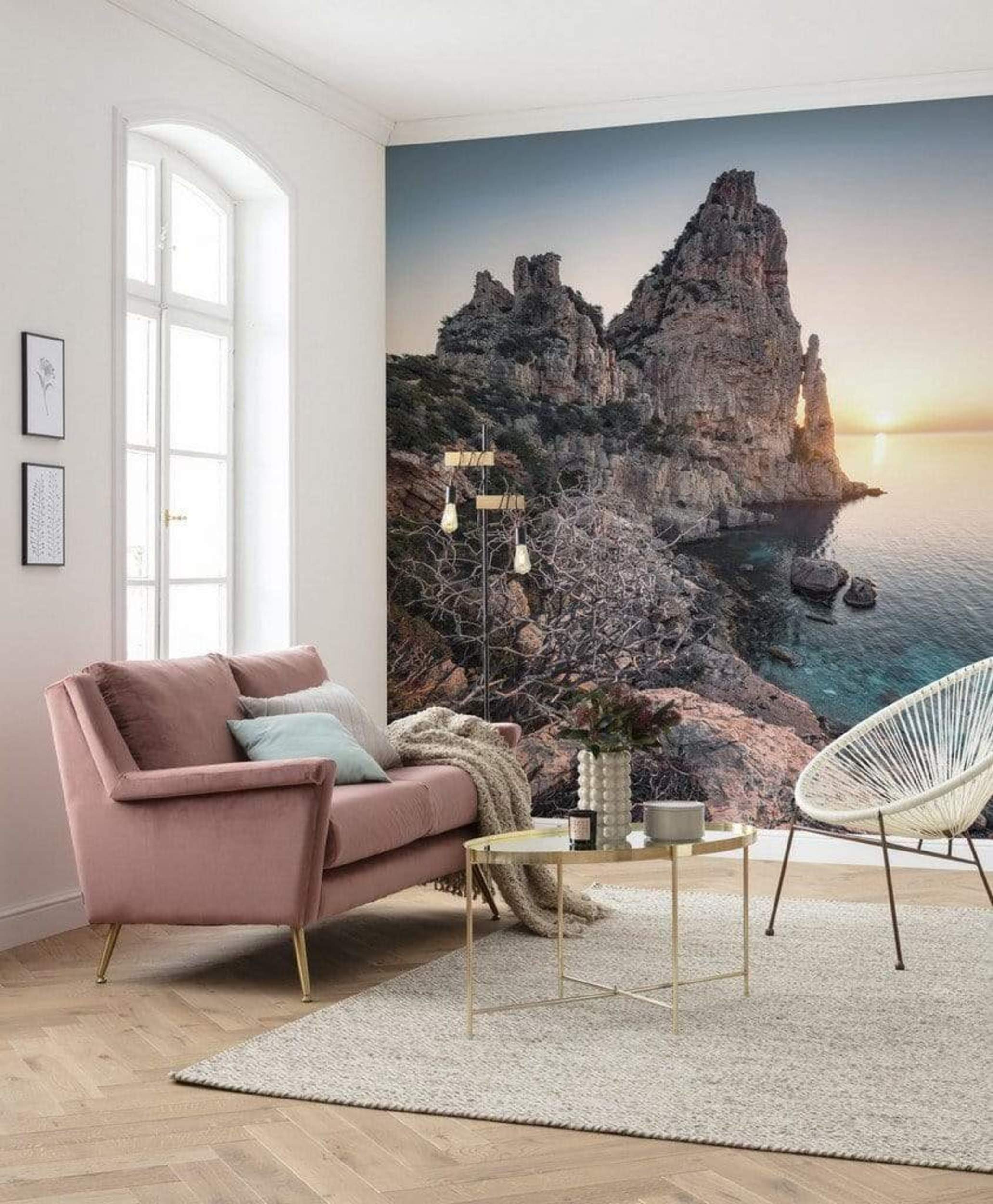 Komar Colors of Sardegna Non Woven Wall Mural 250x280cm 5 Panels Ambiance | Yourdecoration.com
