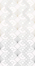 Komar Coquilles Blanches Non Woven Wall Mural 150x280cm 3 Panels | Yourdecoration.com