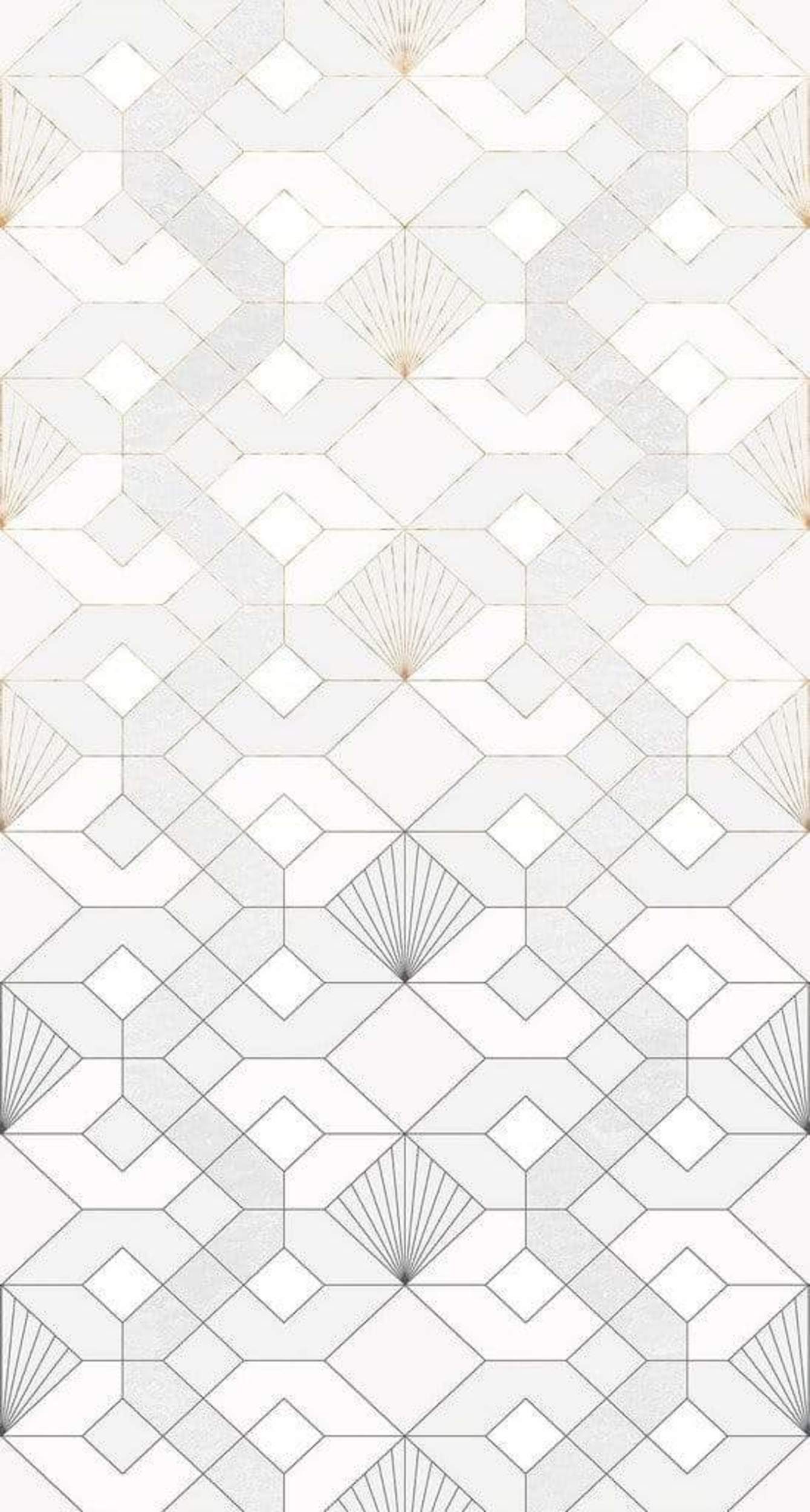 Komar Coquilles Blanches Non Woven Wall Mural 150x280cm 3 Panels | Yourdecoration.com