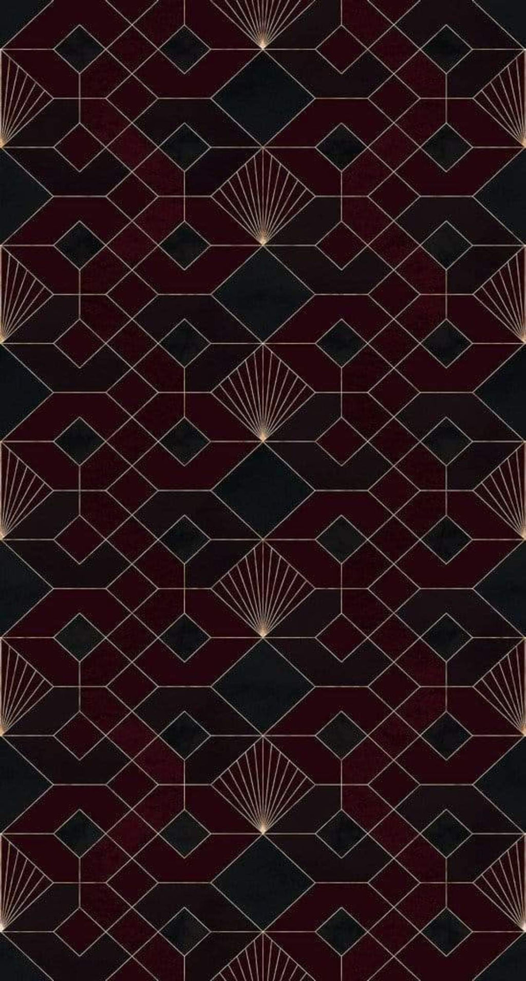 Komar Coquilles Rouges Non Woven Wall Mural 150x280cm 3 Panels | Yourdecoration.com