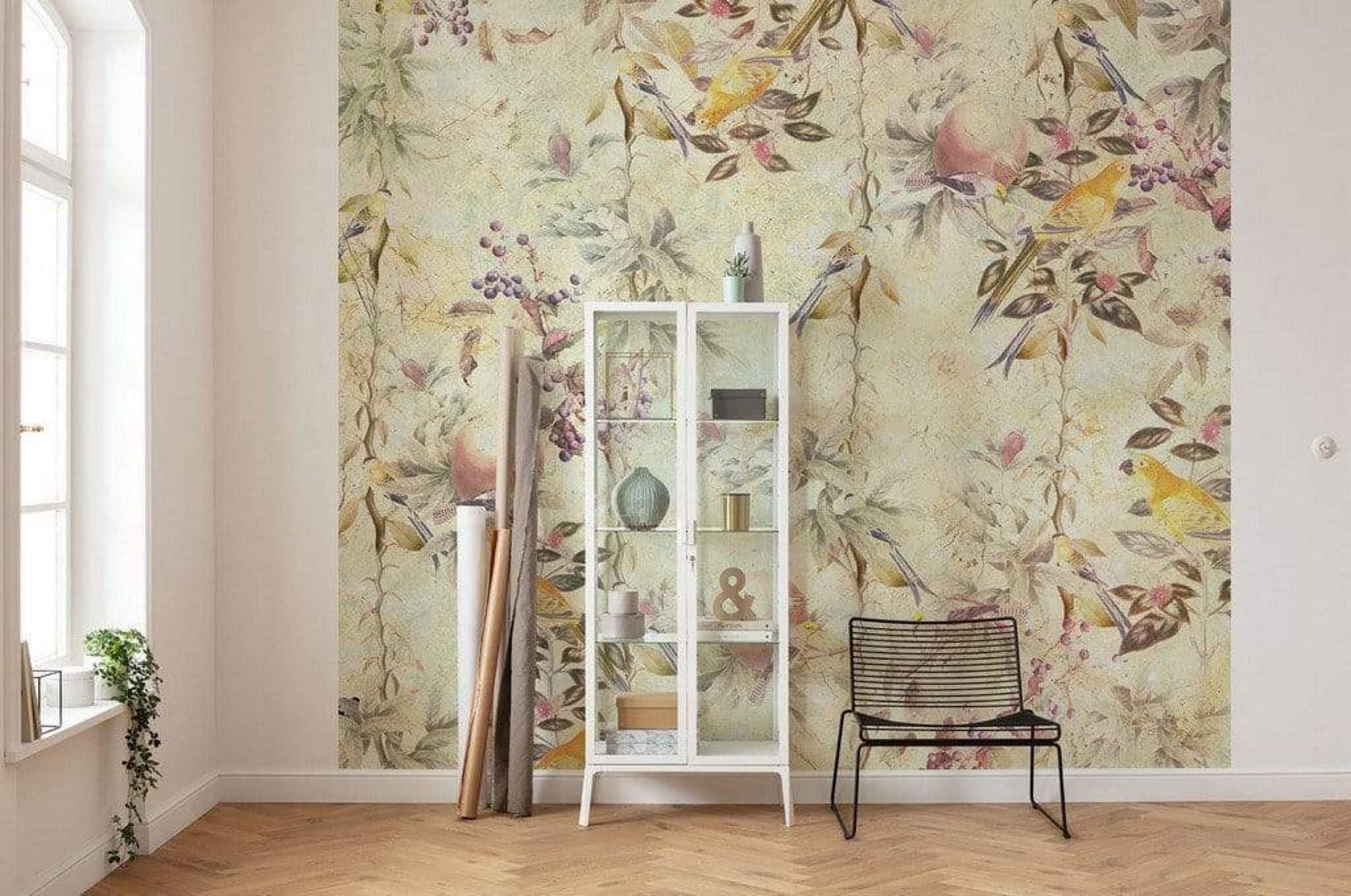 Komar Cosy Bohemian Non Woven Wall Mural 300x280cm 3 Panels Ambiance | Yourdecoration.com