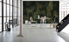 Komar Darkest Green Non Woven Wall Murals 400x250cm 4 panels Ambiance | Yourdecoration.com