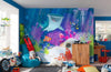 Komar Dory Aqua Party Non Woven Wall Mural 300x280cm 6 Panels Ambiance | Yourdecoration.com