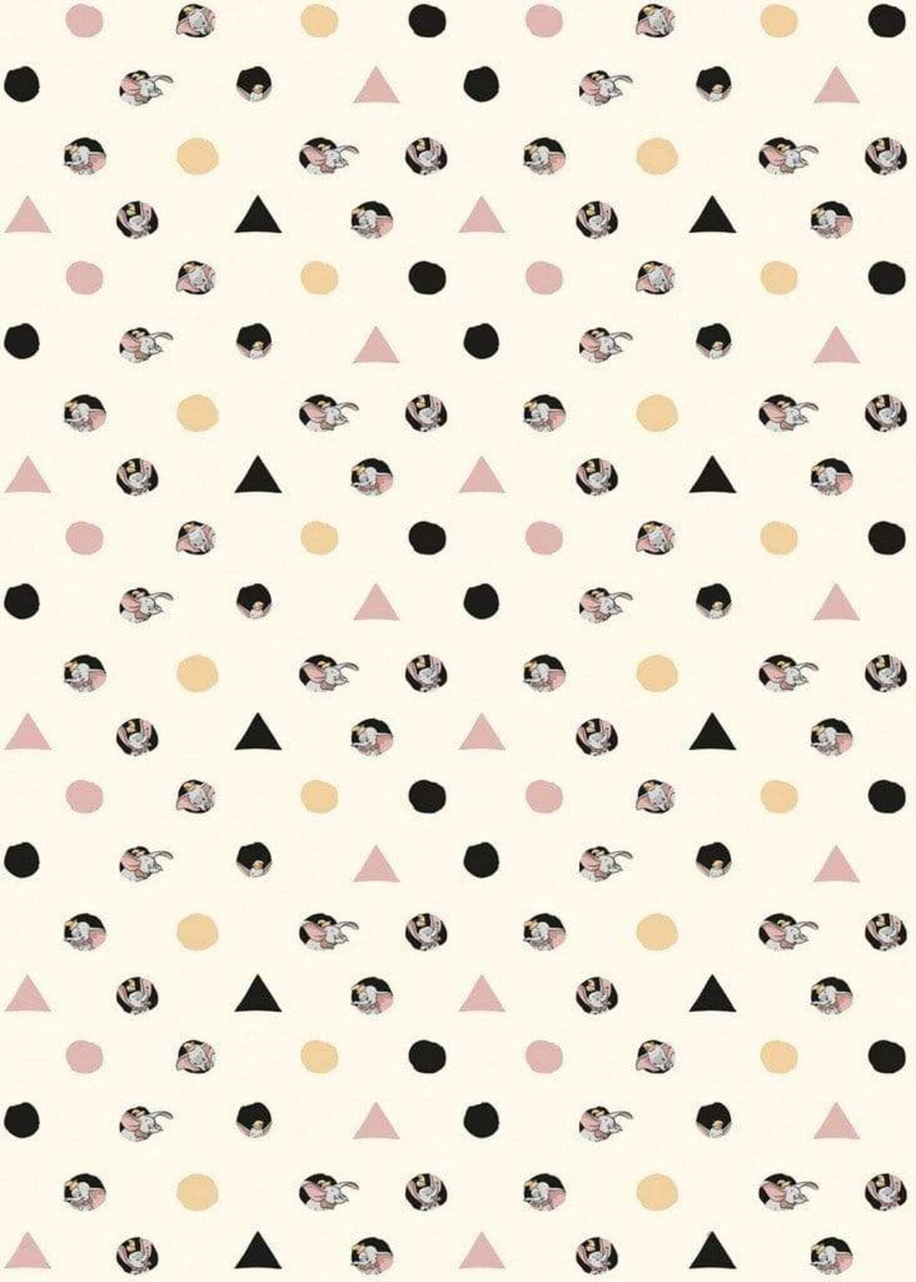 Komar Dumbo Angles Dots Non Woven Wall Mural 200x280cm 4 Panels | Yourdecoration.com