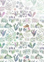 Komar Flower Farm Non Woven Wall Mural 200x280cm 4 Panels | Yourdecoration.com