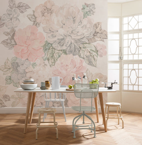 Komar Gardenia Non Woven Wall Murals 250x250cm 5 panels Ambiance | Yourdecoration.com