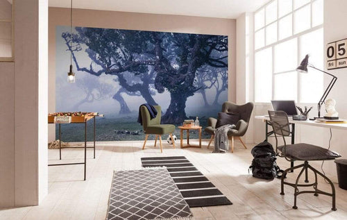 Komar Ghost Line Non Woven Wall Mural 400x250cm 4 Panels Ambiance | Yourdecoration.com