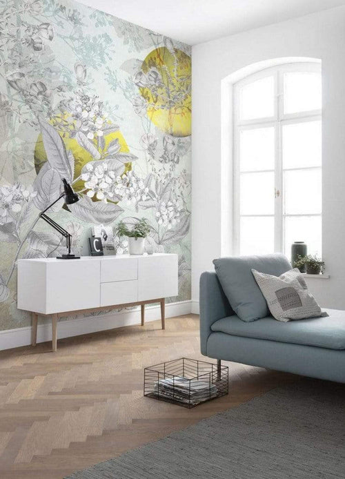 Komar Golden Sun Non Woven Wall Mural 200x280cm 4 Panels Ambiance | Yourdecoration.com