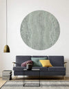 Komar Green Marble Wall Mural 125x125cm Round Ambiance | Yourdecoration.com