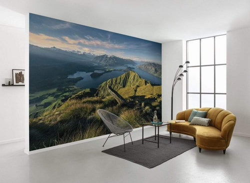 Komar Green Ridges Non Woven Wall Mural 450x280cm 9 Panels Ambiance | Yourdecoration.com