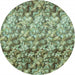 Komar Greenery Wall Mural 125x125cm Round | Yourdecoration.com