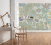 Komar Groovy Bloom Non Woven Wall Murals 300x250cm 6 panels Ambiance | Yourdecoration.com