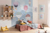 Komar Happy Balloon Non Woven Wall Mural 200x250cm 2 Panels Ambiance | Yourdecoration.com
