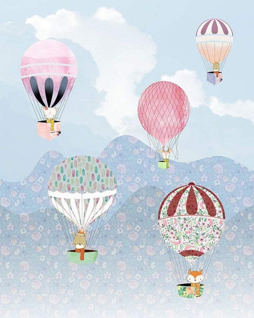 Komar Happy Balloon Non Woven Wall Mural 200x250cm 2 Panels | Yourdecoration.com