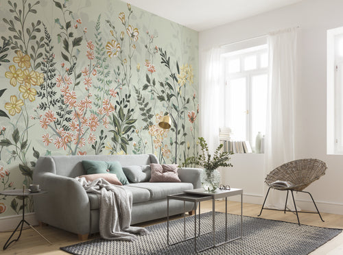 Komar Hay Meadow Non Woven Wall Murals 400x250cm 8 panels Ambiance | Yourdecoration.com