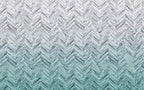 Komar Herringbone Mint Non Woven Wall Mural 400x250cm 4 Panels | Yourdecoration.com