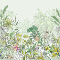 Komar Hortus Non Woven Wall Murals 250x250cm 5 panels | Yourdecoration.com