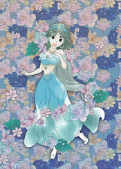 Komar Jasmin Colored Flowers Non Woven Wall Mural 200x280cm 4 Panels | Yourdecoration.com