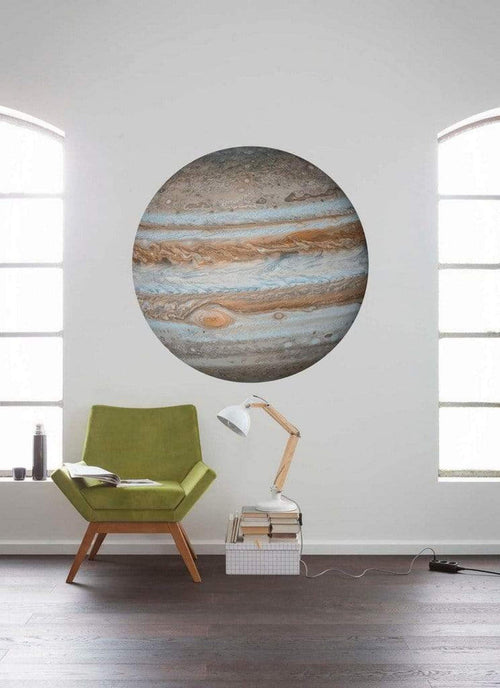 Komar Jupiter Wall Mural 125x125cm Round Ambiance | Yourdecoration.com