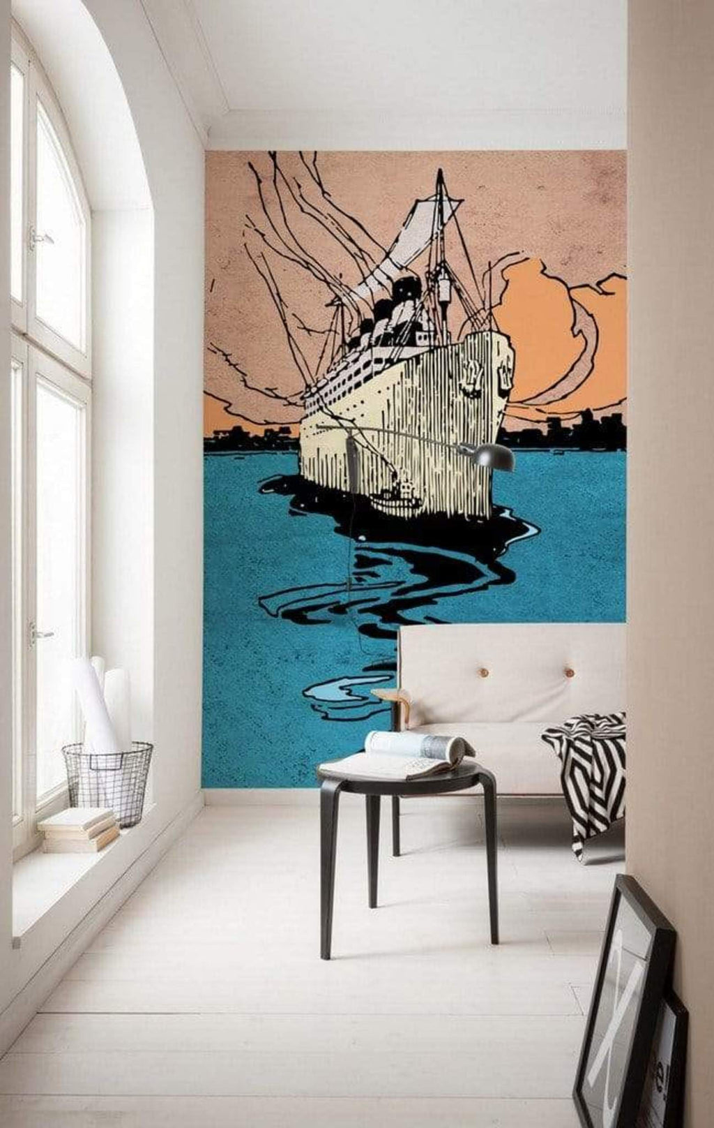Komar La Nave Non Woven Wall Mural 200x280cm 4 Panels Ambiance | Yourdecoration.com