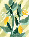 Komar Lemon Fresh Non Woven Wall Murals 200x250cm 4 panels | Yourdecoration.com