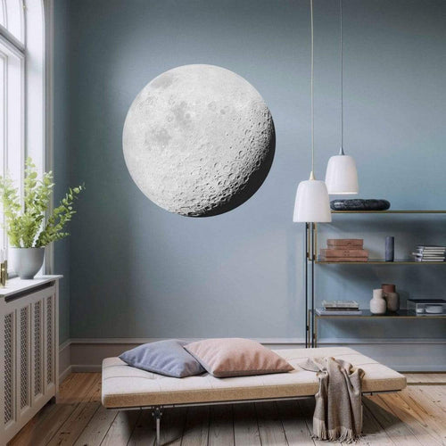 Komar Luna Wall Mural 125x125cm Round Ambiance | Yourdecoration.com