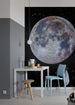 Komar Lunar Non Woven Wall Mural 200x280cm 4 Panels Ambiance | Yourdecoration.com