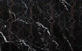 Komar Marble Black Non Woven Wall Mural 400x250cm 4 Panels | Yourdecoration.com
