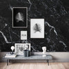 Komar Marble Nero Non Woven Wall Mural 400x250cm 4 Panels Ambiance | Yourdecoration.com