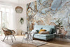 Komar Marble Non Woven Wall Mural 400x250cm 4 Panels Ambiance | Yourdecoration.com